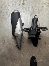 Scarico e portatarga NUOVI suzuki gsx s 750 2018