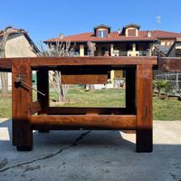 Tavolo da lavoro falegname ristrutturato