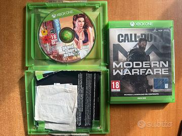 Gta V e COD Modern Warfare Xbox One