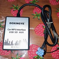 ADATTATORE MP3 SD MICRO SD USB AUX