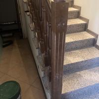 Ringhiera scala in legno