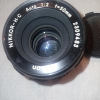 Obiettivo Nikon Nikkor 50 mm f/2