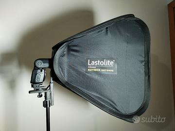 Softbox Lastolite con asta.
