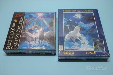 2 Puzzle Clementoni Fantasy 1000 pcs fluorescent