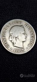 moneta di 10 rappen 1885