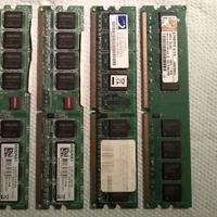 n. 4 banchi ram ddr2 dimm sdram desktop 1G 512MB