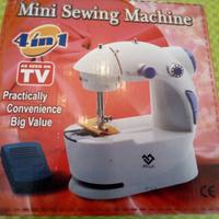 Mini macchina da cucire portatile doppio filo
