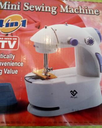 Mini macchina da cucire portatile doppio filo