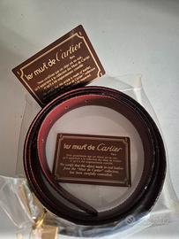 Cintura Cartier in coccodrillo