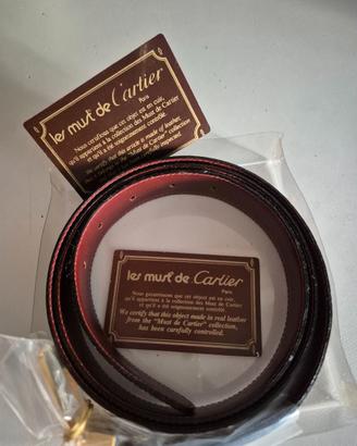 Cintura Cartier in coccodrillo