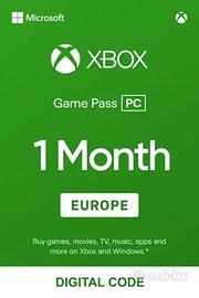 Xbox Game Pass PC - 1 Mese