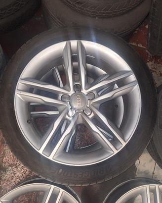 4 cerchi in lega audi A4 ET 45 OEM