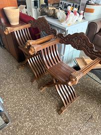 Coppia sedie antiche