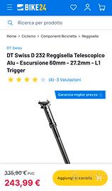 dt swiss reggisella telescopico 27,2