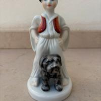 HEREND Ungheria Statuina Porcellana Pastorello