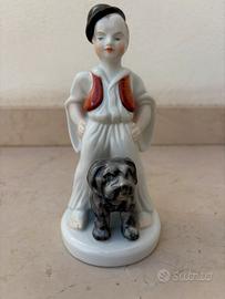 HEREND Ungheria Statuina Porcellana Pastorello