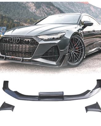 SPOILER LIP AUDI A7 A7L 19-23 LOOK RS7 ABT NERO LU
