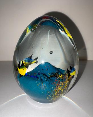 Fermacarte vetro artistico