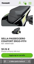 Sella passeggero confort Ergo-Fit kawasaki z900
