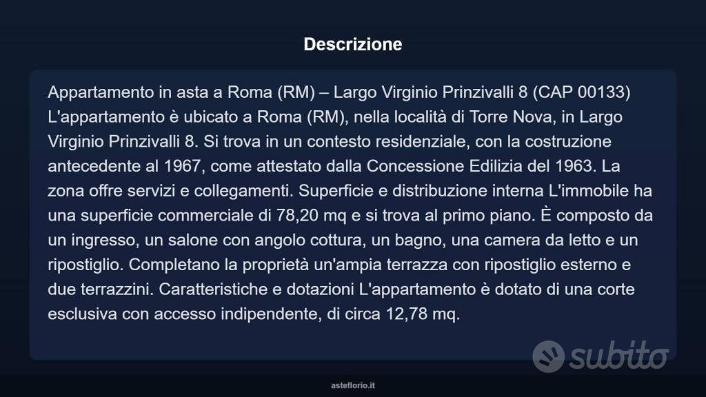 Appartamento – Roma, Torre Angela, Municipio Roma VI - Vista 4