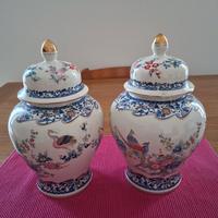 coppia vasi vintage coperchio di Francesco Guarino