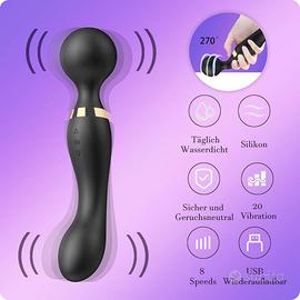 Massaggiatore vibratore per tutto il corpo black