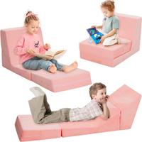 Divano poltrona reclinabile bimbo 3-in-1 rosa