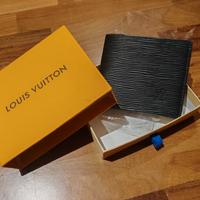 portafoglio nero pelle Louis vuitton