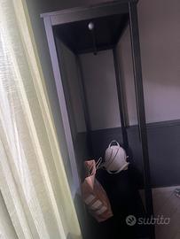 Cappottiera aperta nera