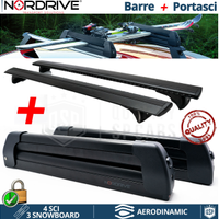 Barre da Tetto + Portasci per Opel Mokka Omologato