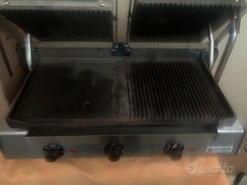 Doppia Piastra Elettrica Professionale per Panini