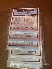 Buste singole porta CD/DVD Favorit (5x25 pz)