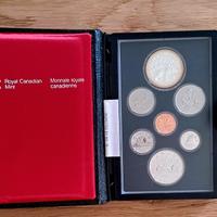 Serie Monete Royal Canadian Mint 1980 