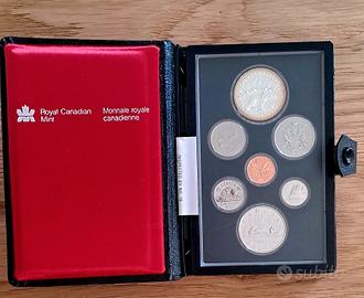 Serie Monete Royal Canadian Mint 1980 