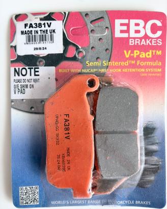 Pastiglie freno EBC Semi Sintered HD 883
