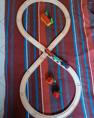 Trenino in legno Eichhorn 