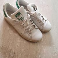 Scarpe Adidas Stan Smith bianche e verdi