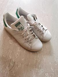 Scarpe Adidas Stan Smith bianche e verdi