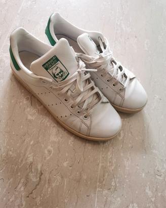 Scarpe Adidas Stan Smith bianche e verdi