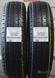 2 pneumatici mazzini 195/75 r16 105r cu13522