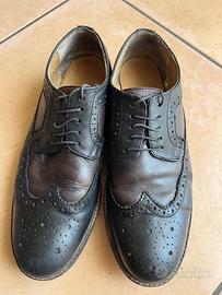 Scarpe in pelle stringate brogue da uomo eleganti