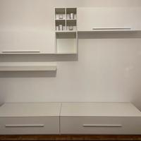 Mobile soggiorno colore bianco lucido