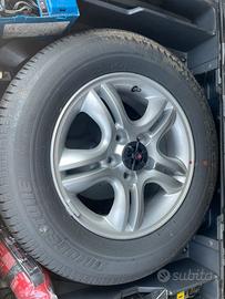 Ruota di scorta completa con cerchio in lega