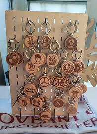 PORTACHIAVI PERSONALIZZATI in LEGNO