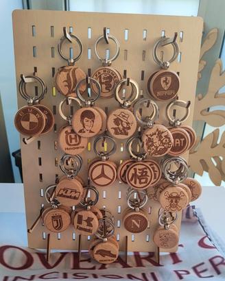 PORTACHIAVI PERSONALIZZATI in LEGNO
