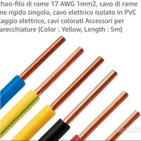 Spezzoni cavo Rame Rigido 1 mm x bricolage