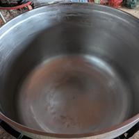 caliera. Paiolo in acciaio inox 