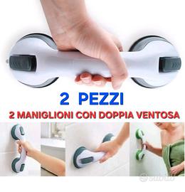 2 X Maniglia Doccia Anziani Ventosa Maniglione Bag