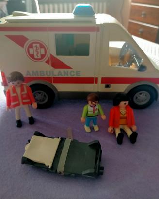 AMBULANZA PLAYMOBIL DA COLLEZIONE ANNI 2000