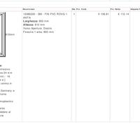 Infisso PVC colore legno 81x80